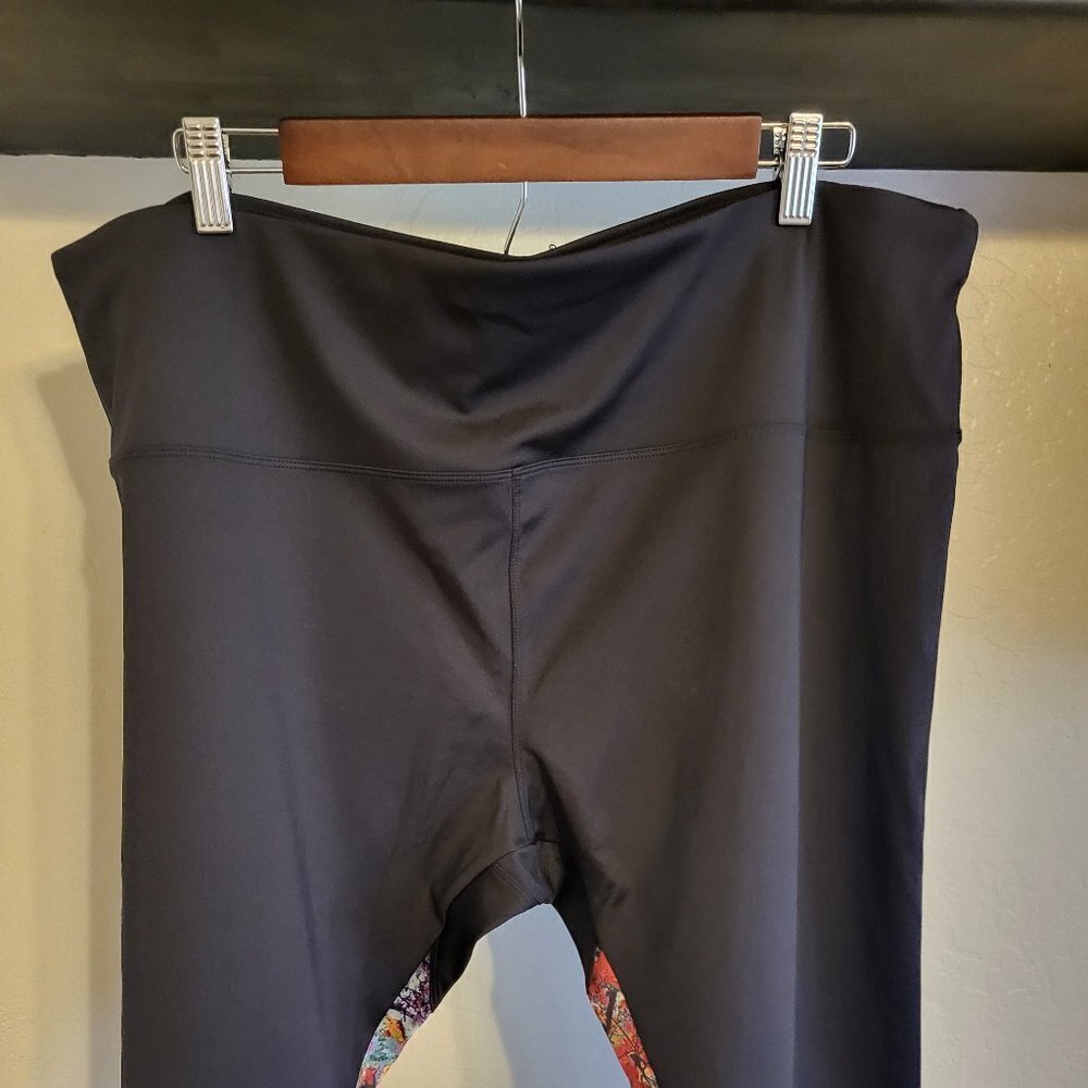 Soulgani Active Leggings Size 2XP Heart of It All Ohio Twin Soul Black NIP - Picture 4 of 11